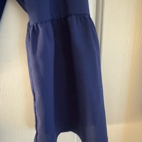 J. Crew Royal Blue Bell Sleeve Top - Picture 2 of 7